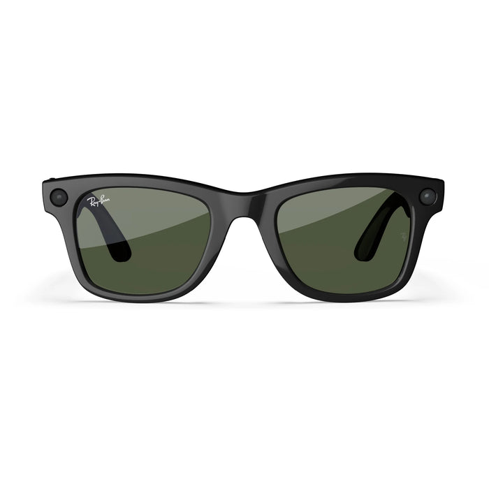 Ray-Ban Meta Wayfarer Gen 1 – Shiny Black Green Lenses Smart Glasses