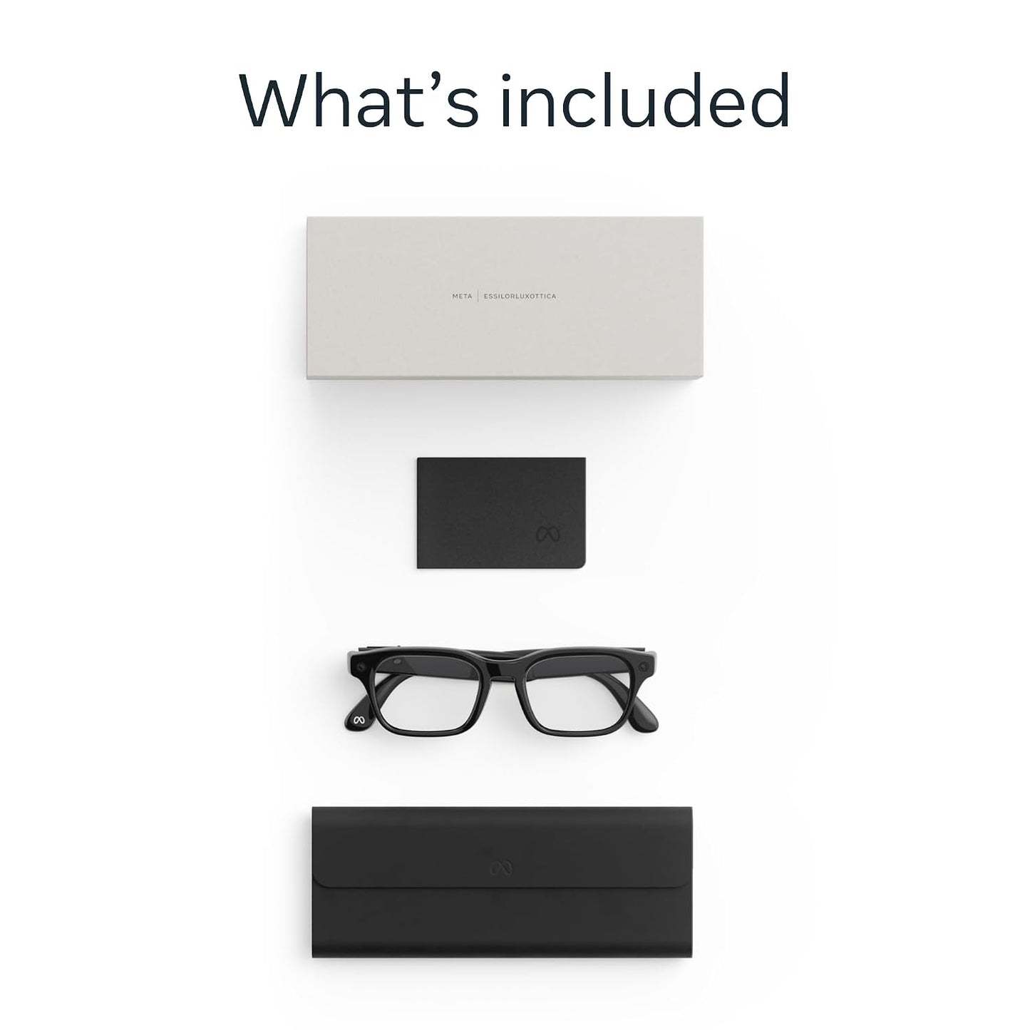 Meta Adventurer Classic Black | Smart AI Glasses for Women, Men AI, 12MP Camera, Live Translate — 3K HD Resolution — 8+ Hour Battery — Range of Sizes — Clear Lenses