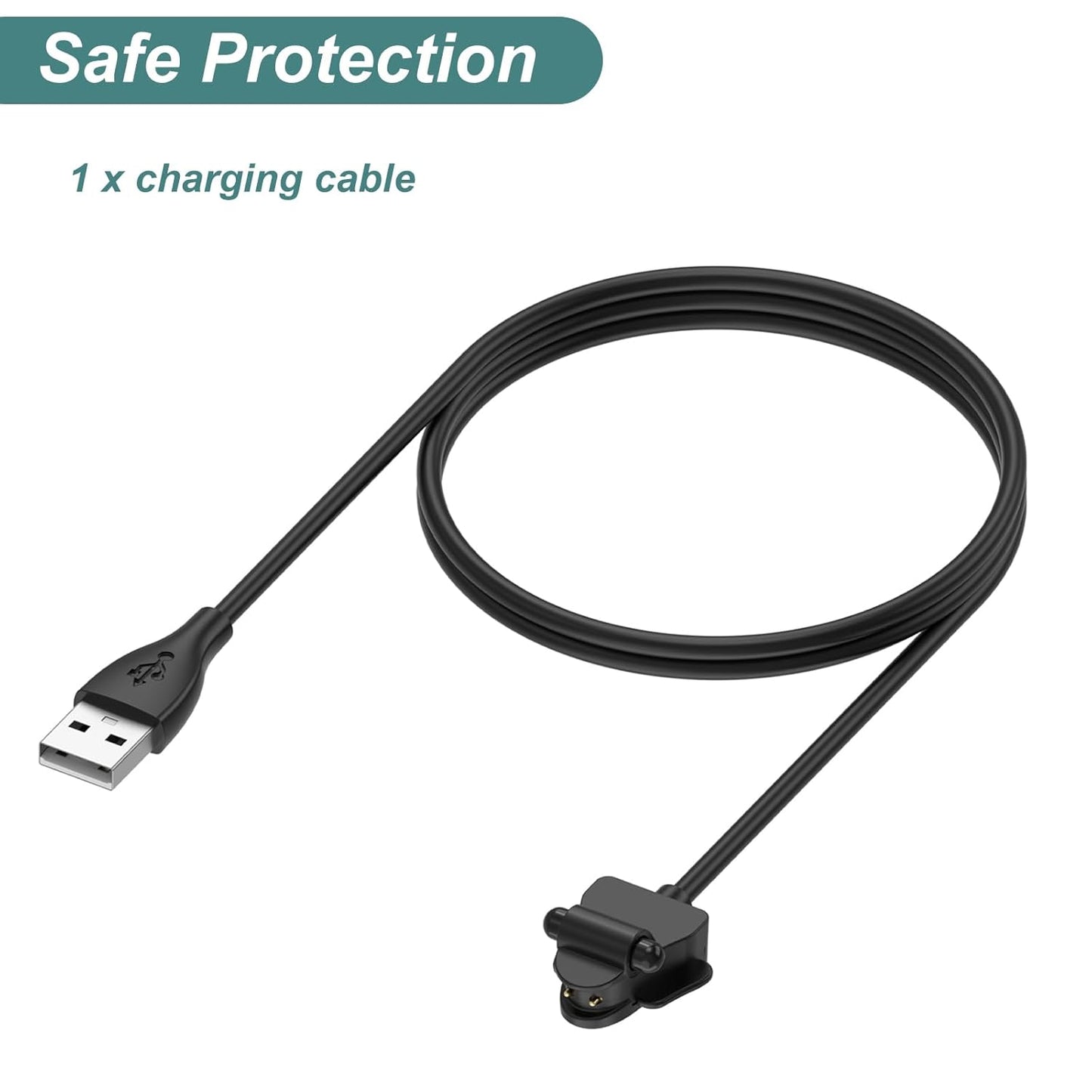 Charging Cable for Ray-Ban Meta Gen 2&1 Smart Glasses (Wayfarer/Skyler) | Replacement USB Charger Cable Accessories for Rayban Mete AI Glasses (3.3Ft/1M)