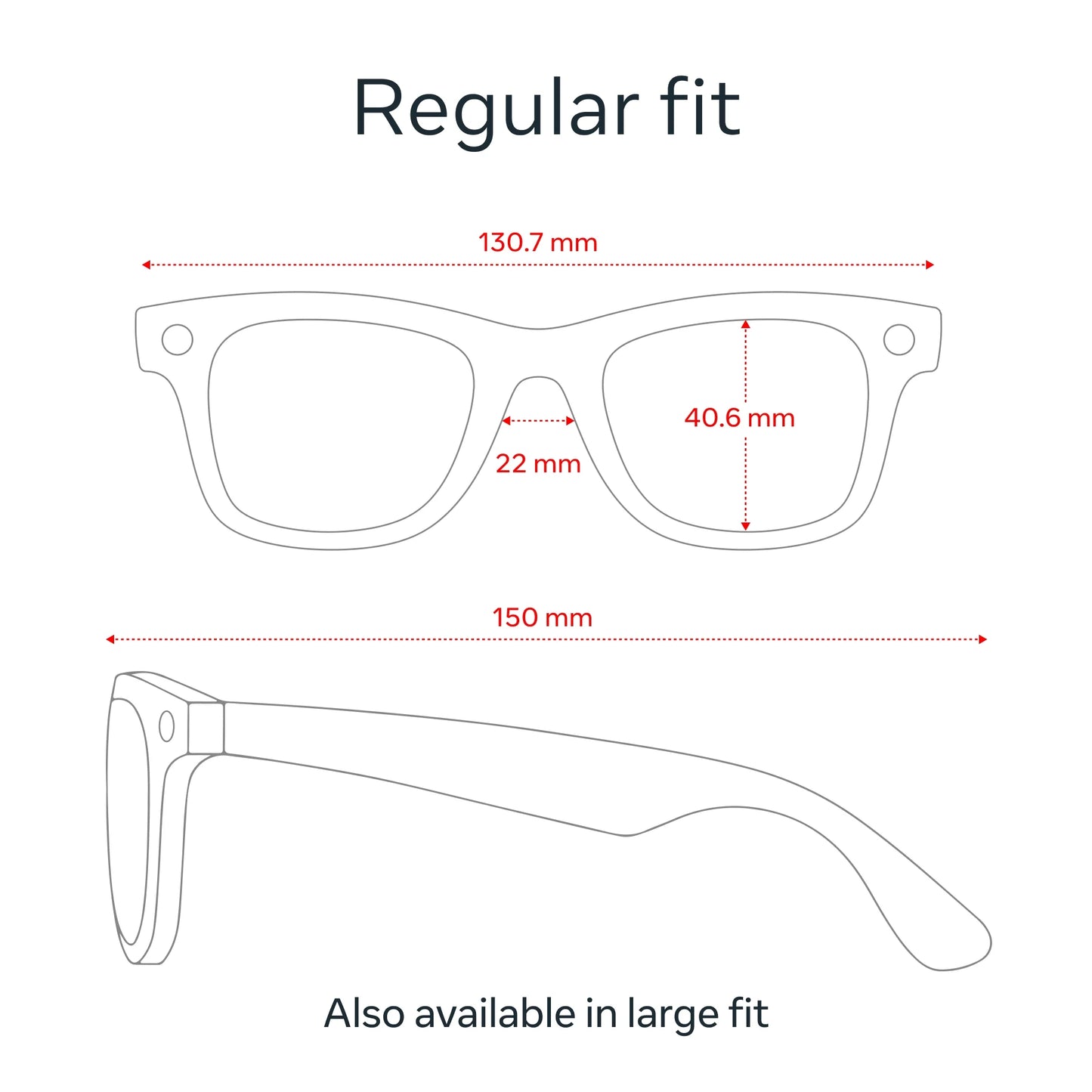 Ray-Ban  (Gen 1), Wayfarer, Shiny Black, Green Lenses | Smart AI Glasses