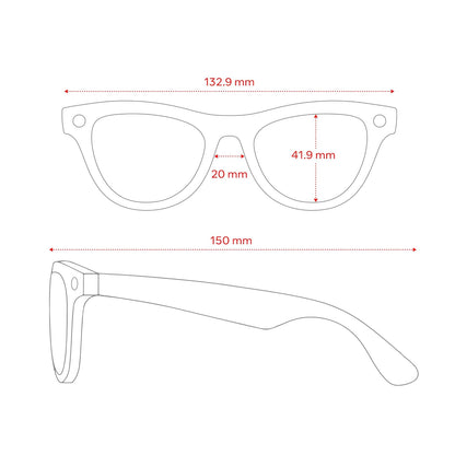 Meta Ray-Ban (Gen 1), Skyler, Shiny Chalky Grey | Smart AI Glasses for Men, Women — 12 MP Ultra-Wide Camera, Open-Ear Audio, Video Recording, Bluetooth — Transitions® Sapphire Lenses — Sunglasses