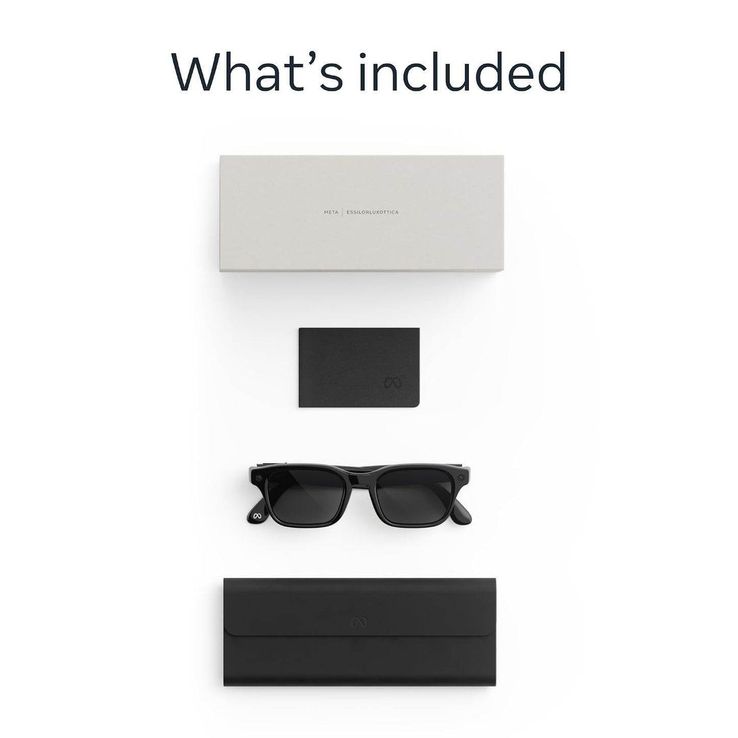 Meta Adventurer Classic Black | Smart AI Glasses for Women, Men AI, 12MP Camera, Live Translate — 3K HD Resolution — 8+ Hour Battery — Range of Sizes — Transitions® Grey Lenses