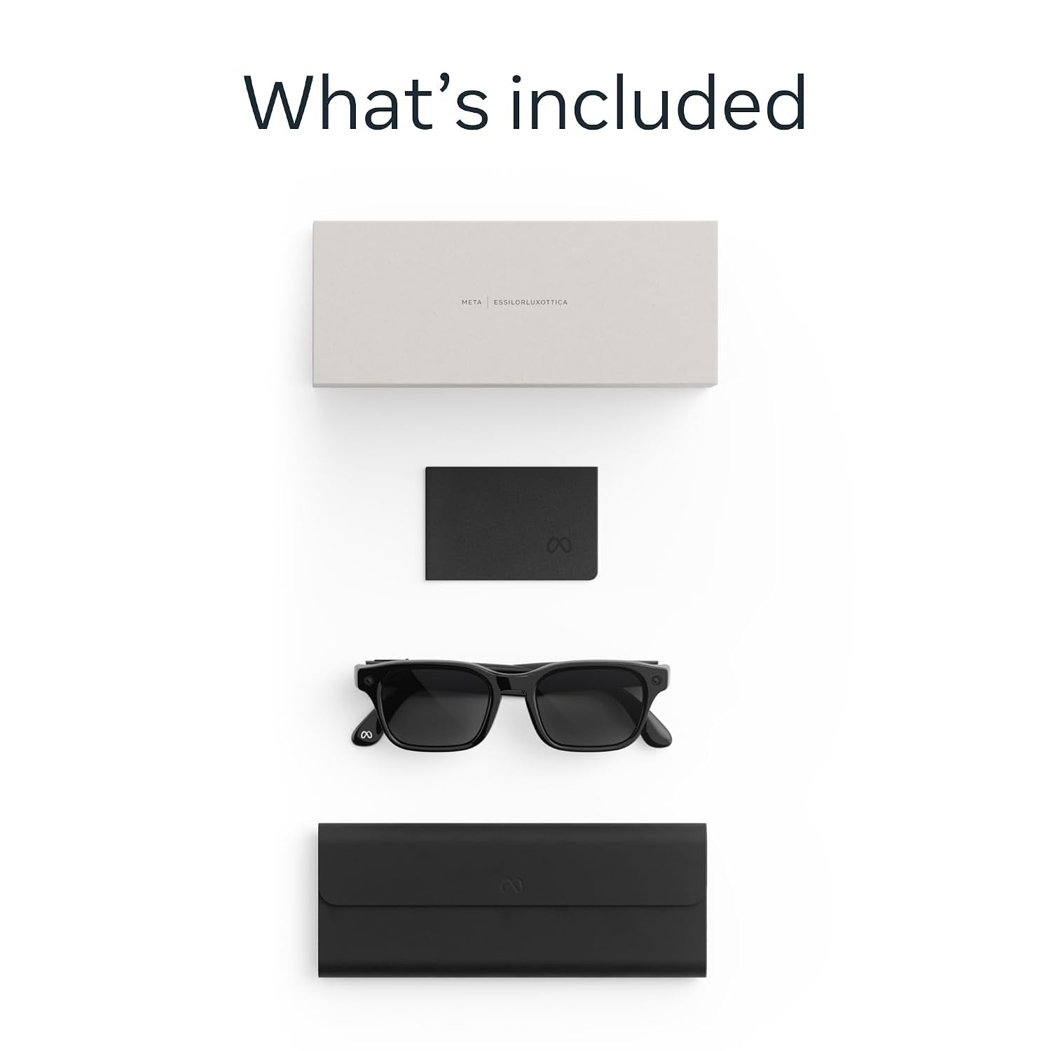 Meta Adventurer Classic Black | Smart AI Glasses for Women, Men AI, 12MP Camera, Live Translate — 3K HD Resolution — 8+ Hour Battery — Range of Sizes — Transitions® Grey Lenses