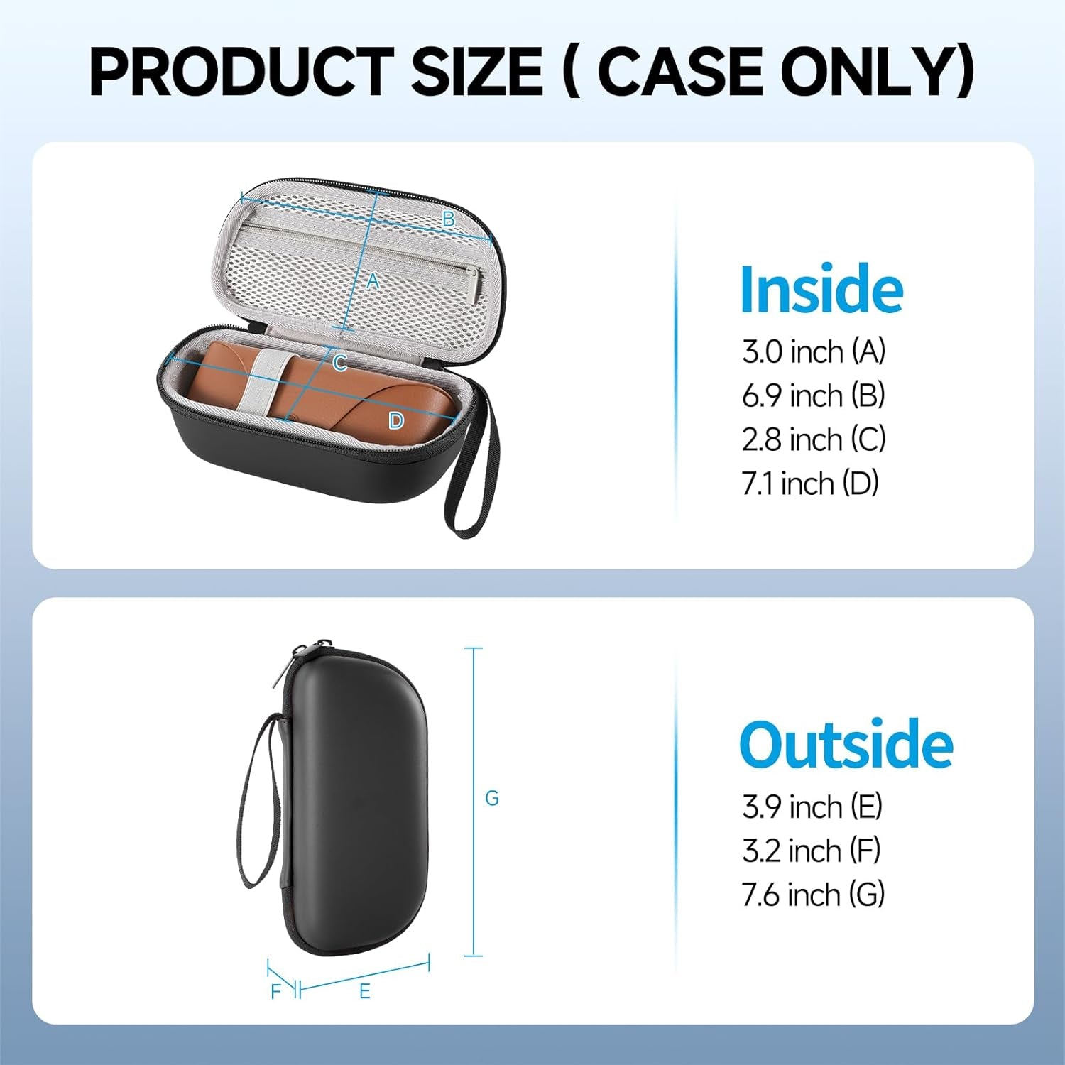 Hard Glasses Case for Ray-Ban Meta Charge Box