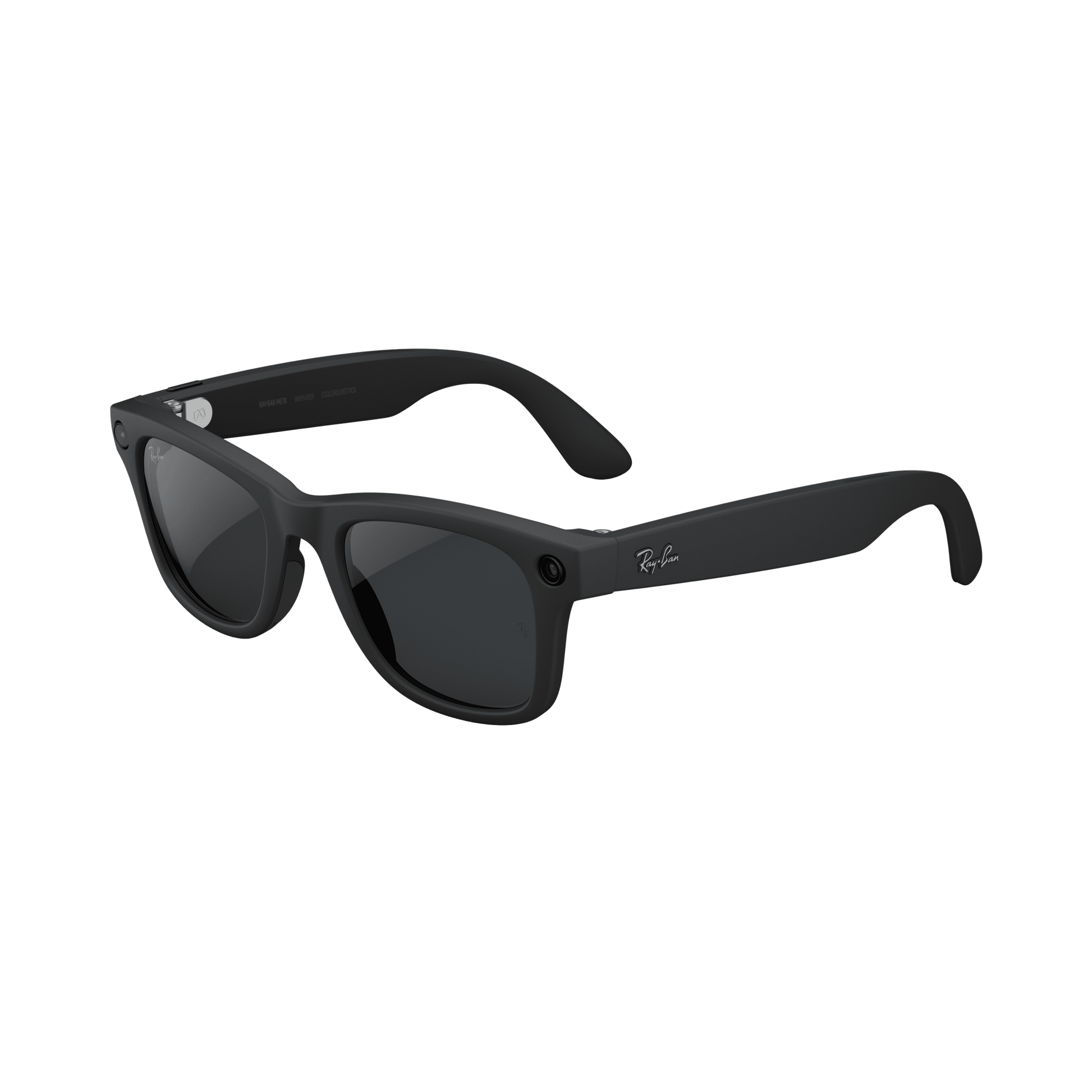 Ray-Ban  (Gen 2), Wayfarer Large, Matte Black, Transitions® Grey Lenses | Smart AI Glasses