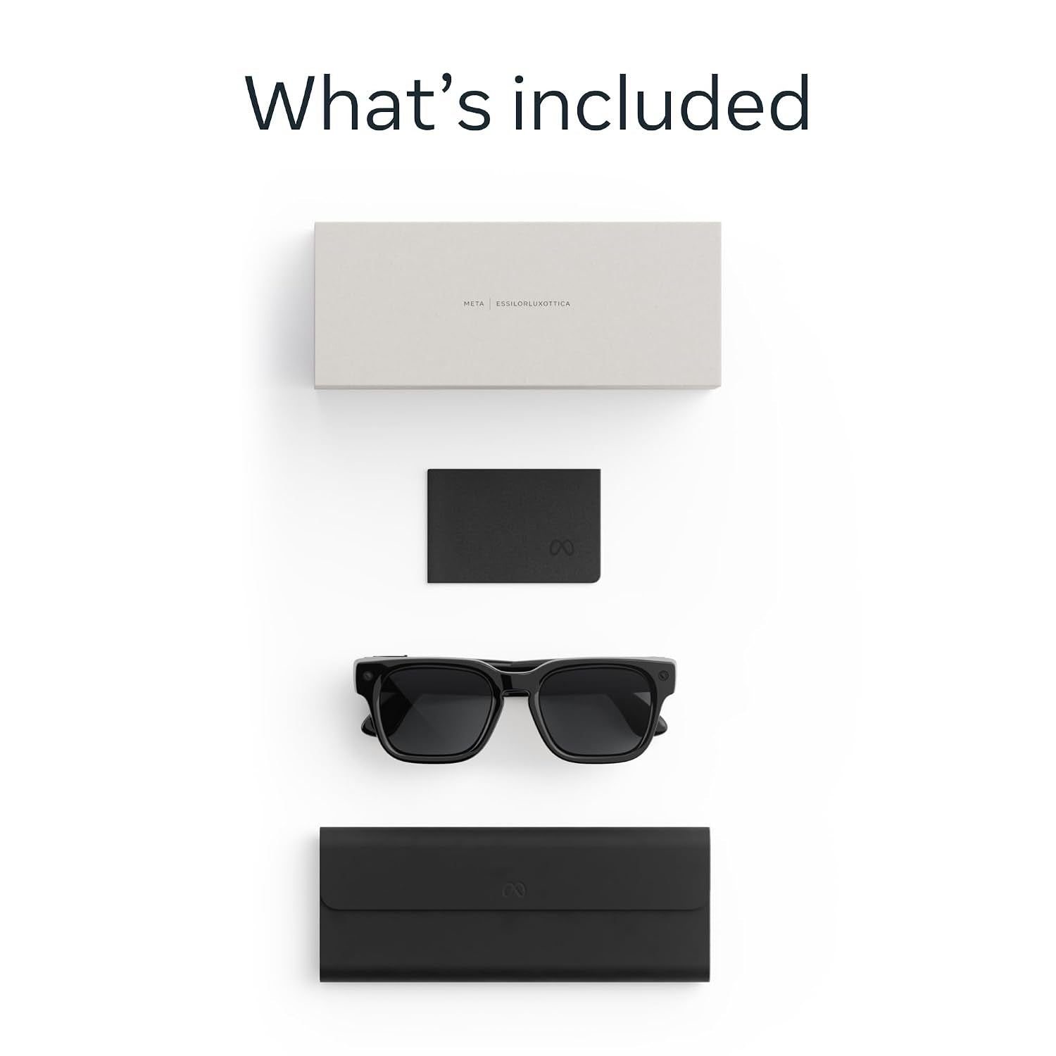Meta Fury Classic Black | Smart AI Glasses for Women, Men — Meta AI, 12MP Camera, Live Translate — 3K HD Resolution — 8+ Hour Battery — Polarized Grey Lenses