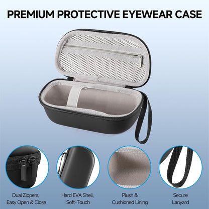 Hard Glasses Case for Ray-Ban Meta Charge Box